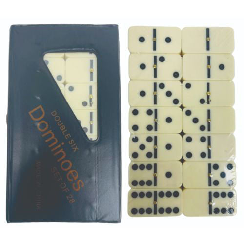Dominoes Double Six 28 pcs 2"x1"