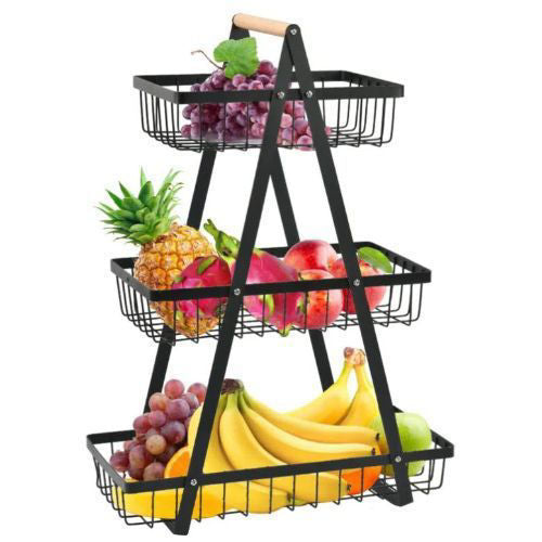 Home Storage Rack 3 Tier 40.5x20x49 cm