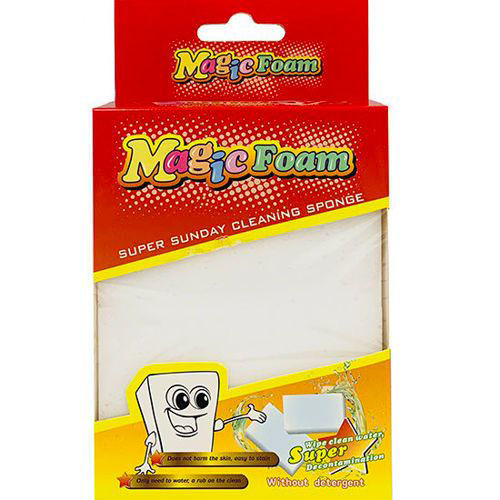 Magic Foam Cleaning Sponge 5"x4"x1.5" 2 pcs