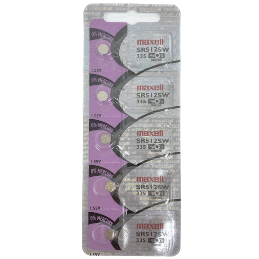 Maxell Battery 5 pcs SR512SW/335