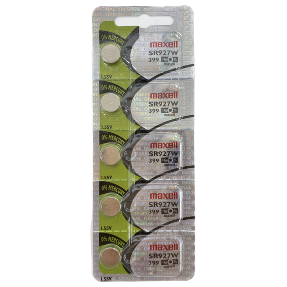 Maxell Battery 5 pcs SR927W/399