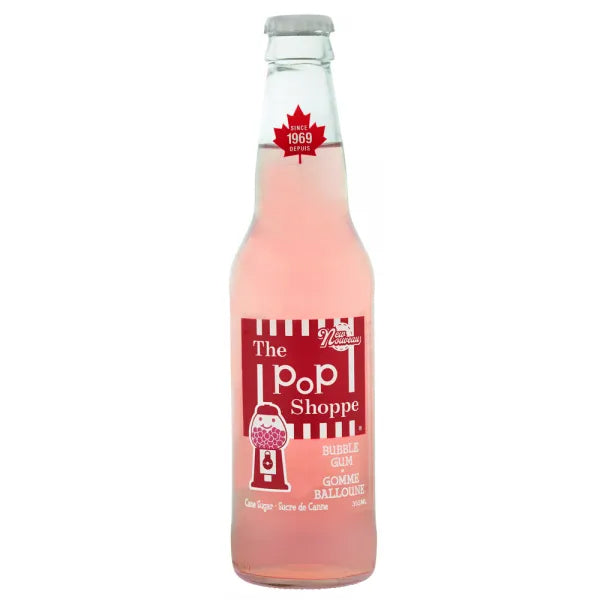 Pop Shoppe Bubblegum Soda Gb 355 mL