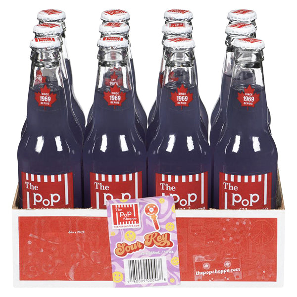 Pop Shoppe Sour Key Soda Gb 355 mL