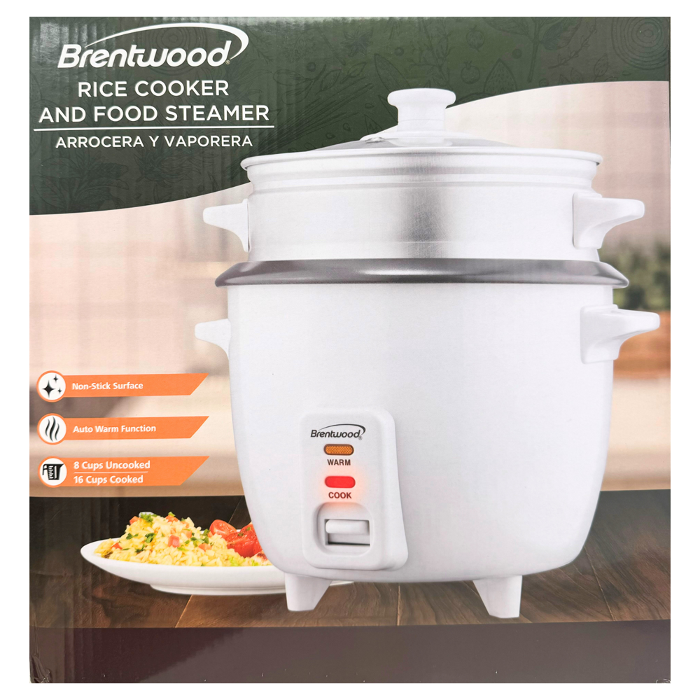 Brentwood Rice Cooker&food Steamer (refurbished)