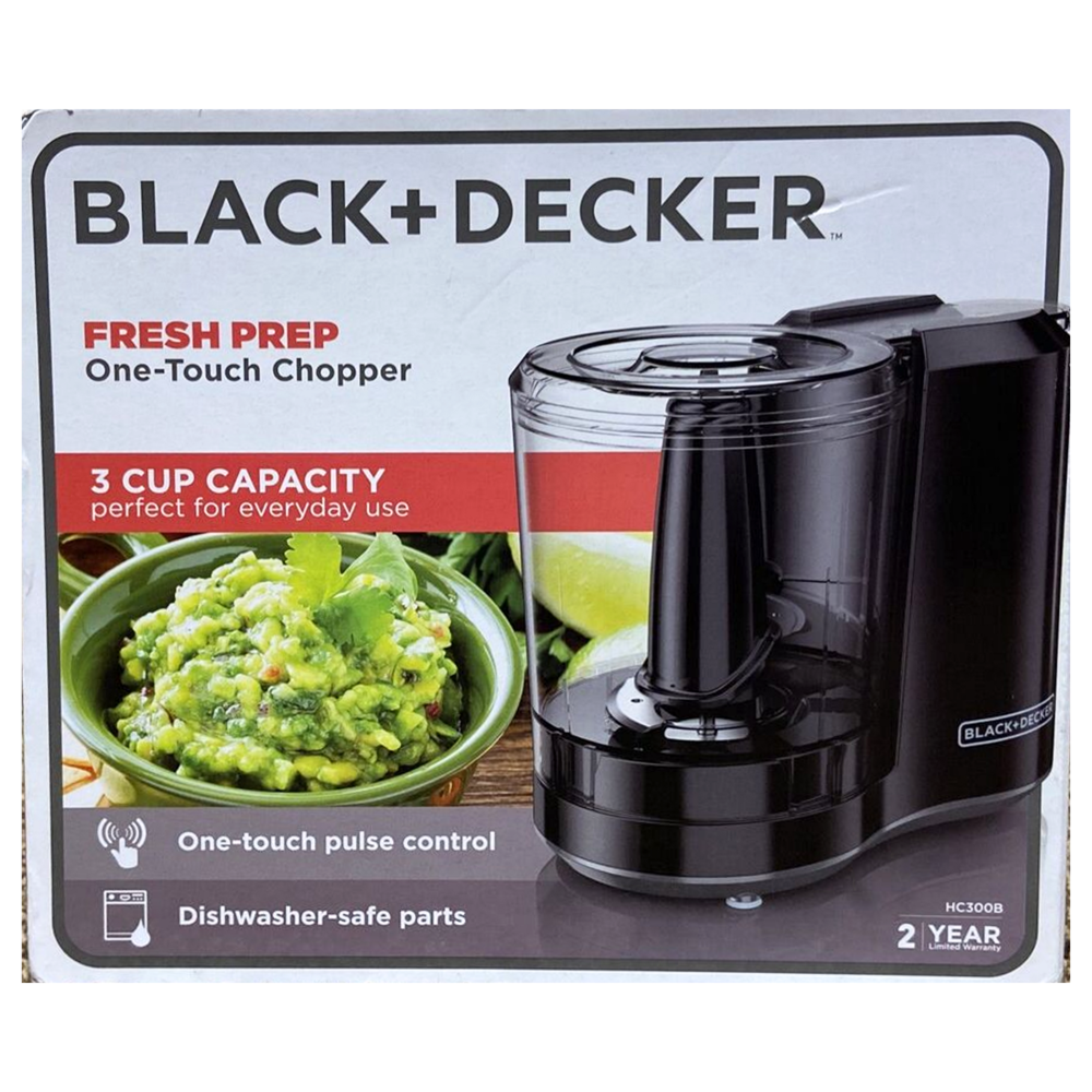 Black+decker One -touch Chopper (refurbished)