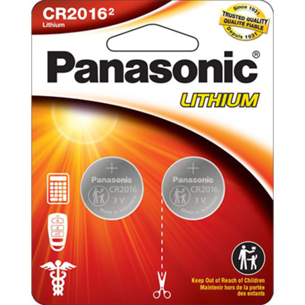 Panasonic Lithium CR2016 2 pcs