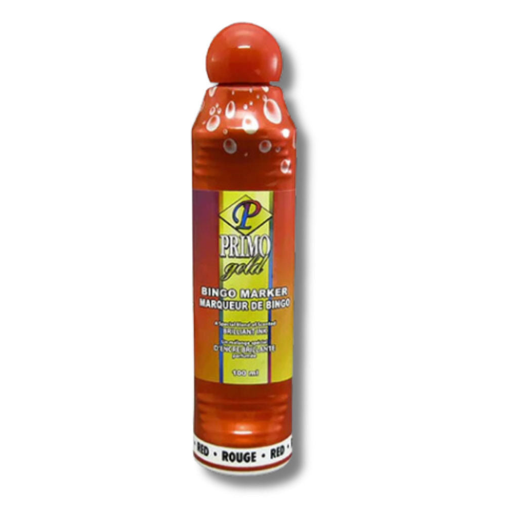 Primo Gold Bingo Marker Red 100 mL