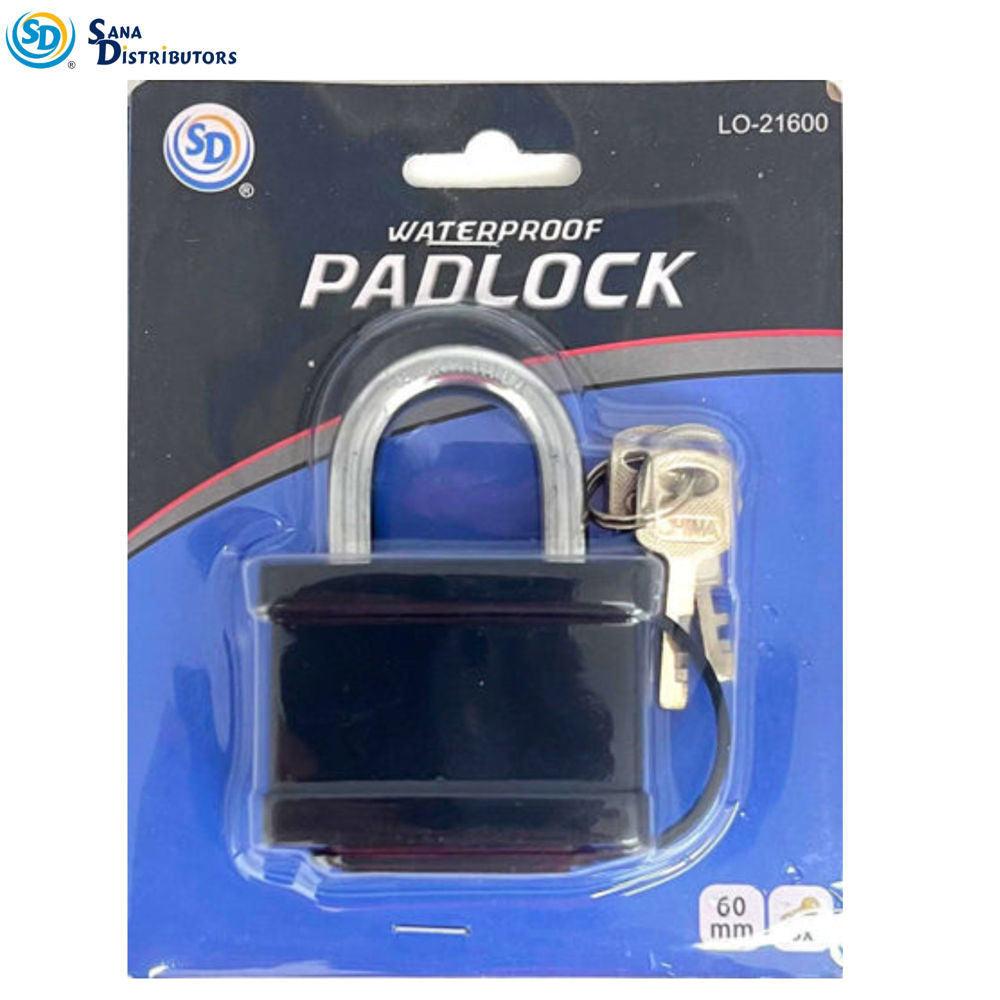 SD Waterproof Padlock 60 mm (3KEYS)