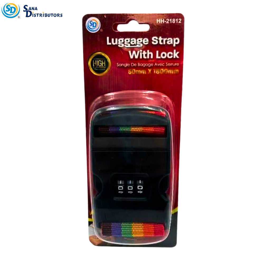 SD Luggage Strap W/ Lock 1.9''x70.8''