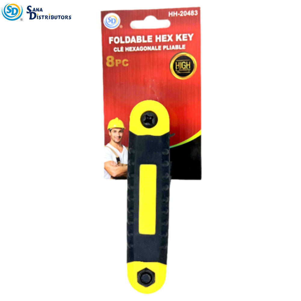SD Foldable Hex Key 8 pcs