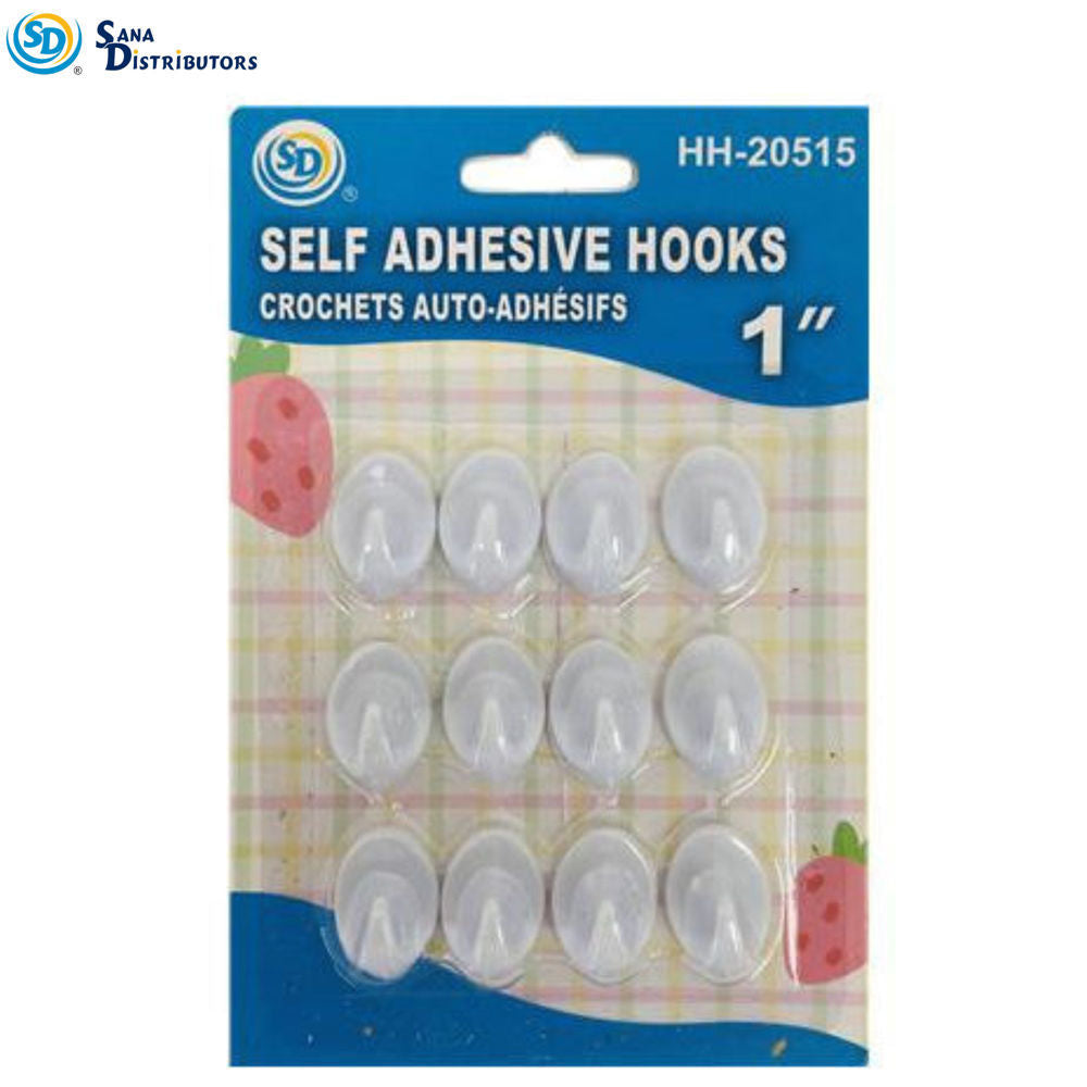 SD Self Adhesive Hooks 1''
