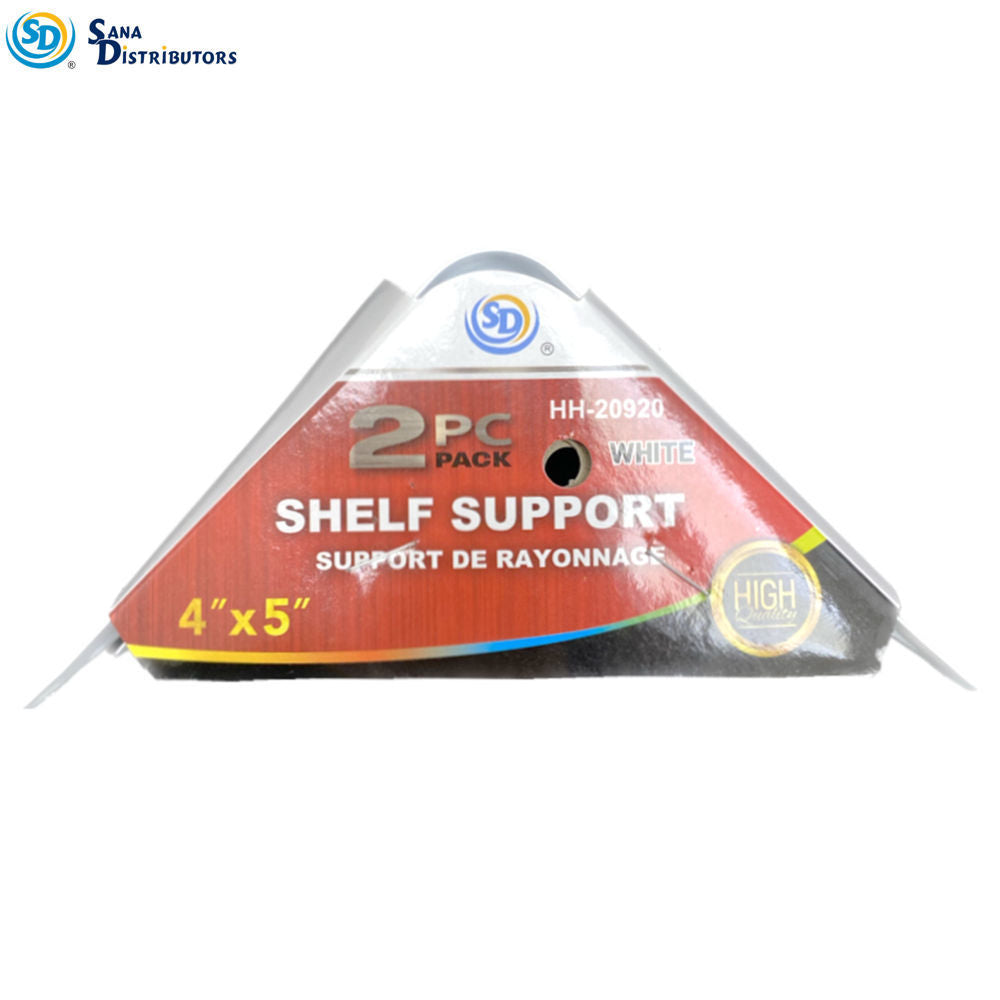 SD Shelf Support 4" X 5" 2 pcs - White