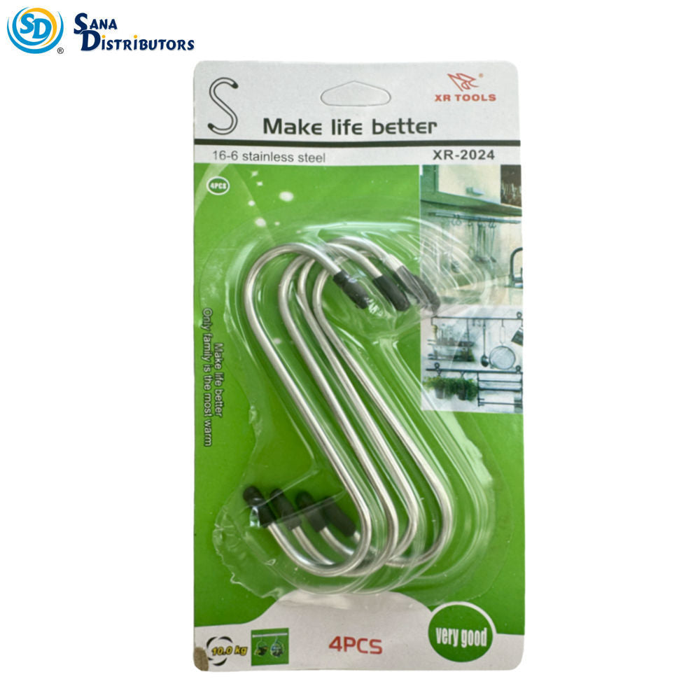 S Hooks 4 pcs