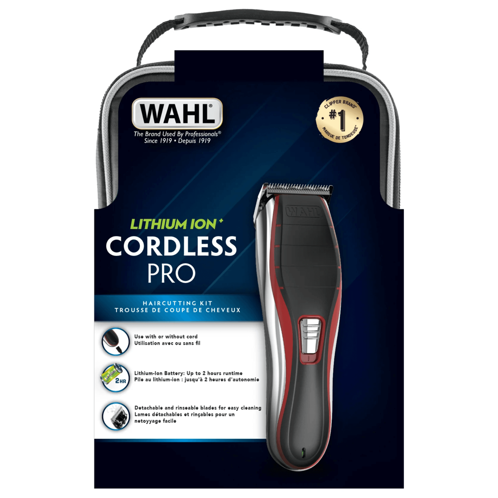Wahl Lithium Ion Cordless Pro Haircut Kit 20 pcs
