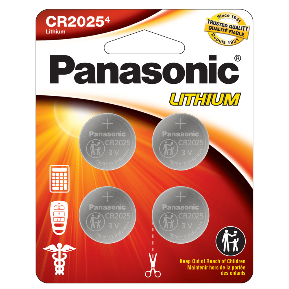 Panasonic CR-2025 4 pcs