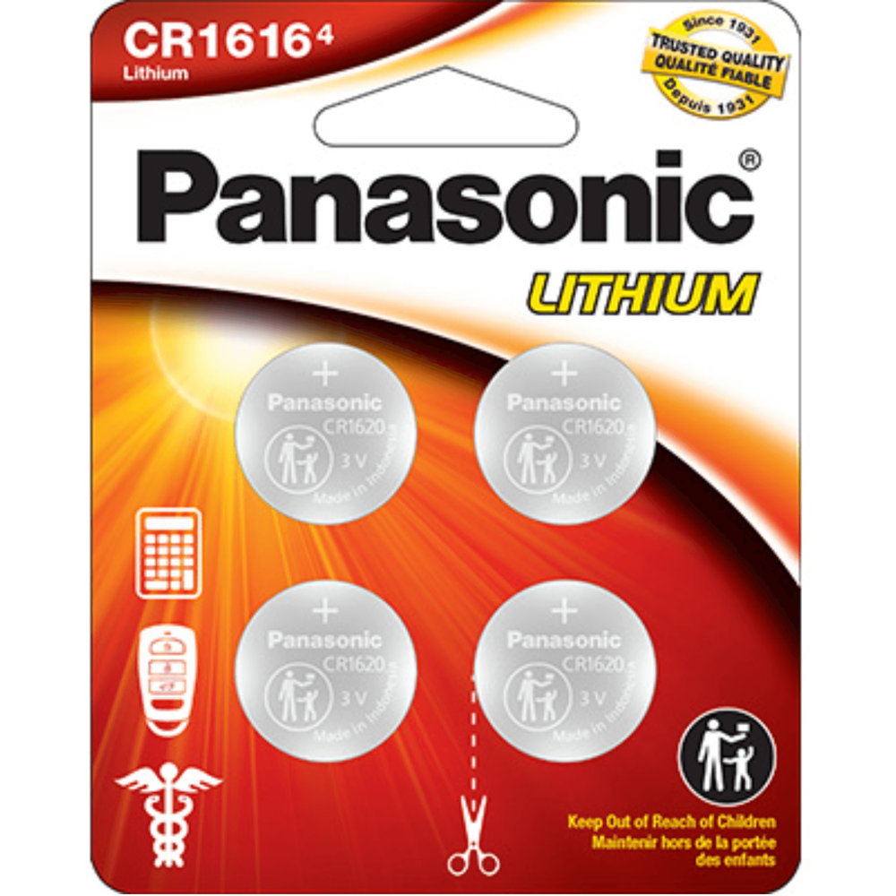 Panasonic Lithium CR1616 3V 4 pcs