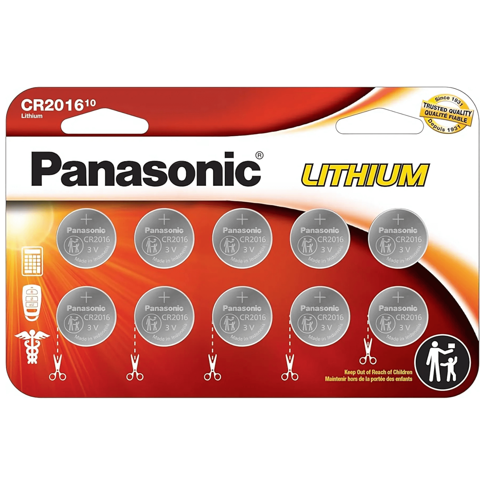Panasonic Lithium CR2016-10 Battery