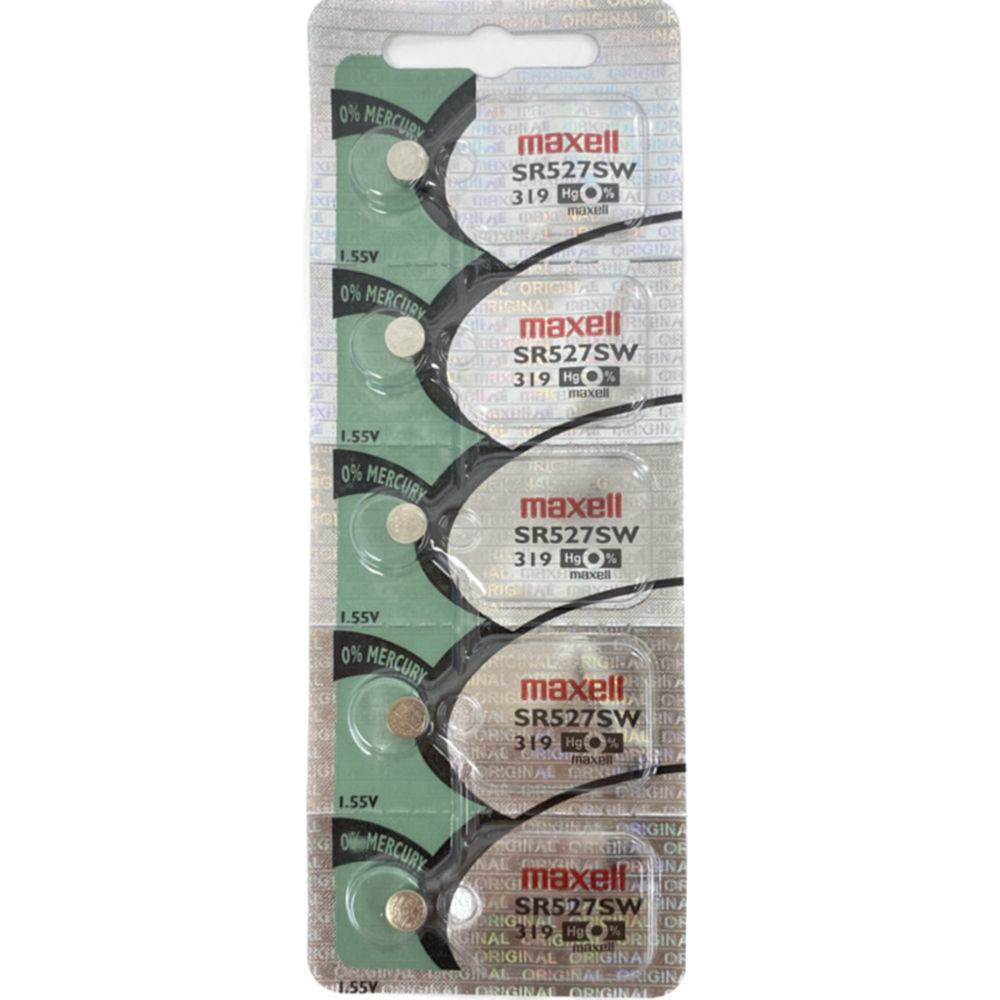 Maxell Battery 5 pcs SR527SW/319