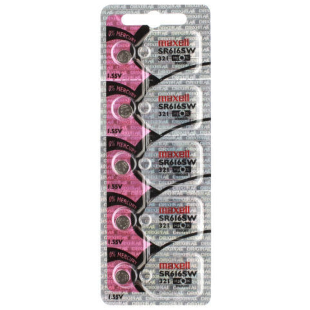 Maxell Battery 5 pcs SR616SW/321