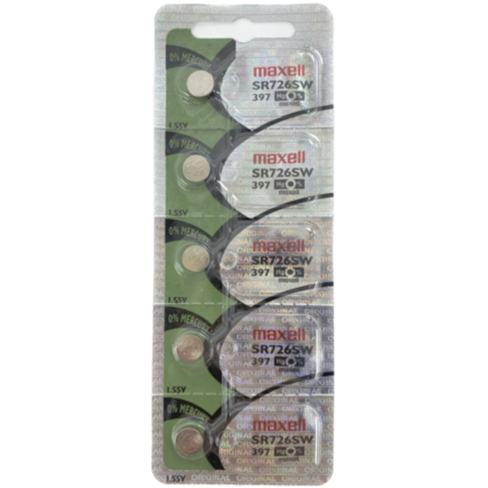 Maxell Battery 5 pcs SR726SW/397