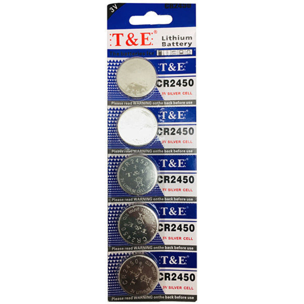 Lithium Battery CR2450 5 pcs