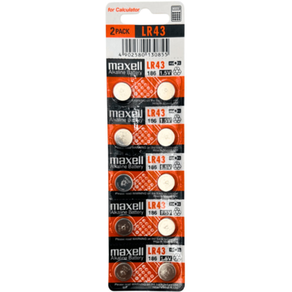 Maxell Battery LR43/186