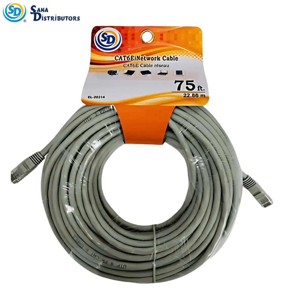 SD CAT6E Network Cable 75ft