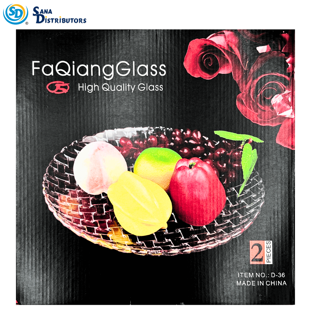 Glass Plate Round 12" 2 pcs