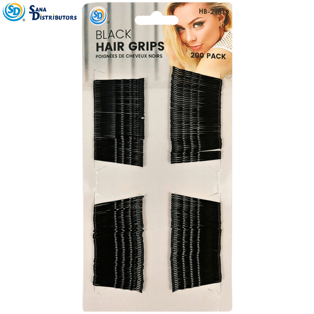 SD Black Bobby Pins 200 pcs