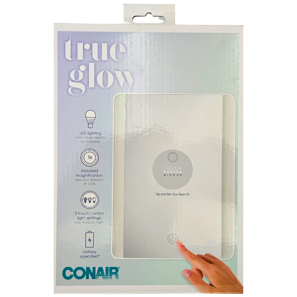 Conair True Glow Touch Screen Mirror 1x Magnification