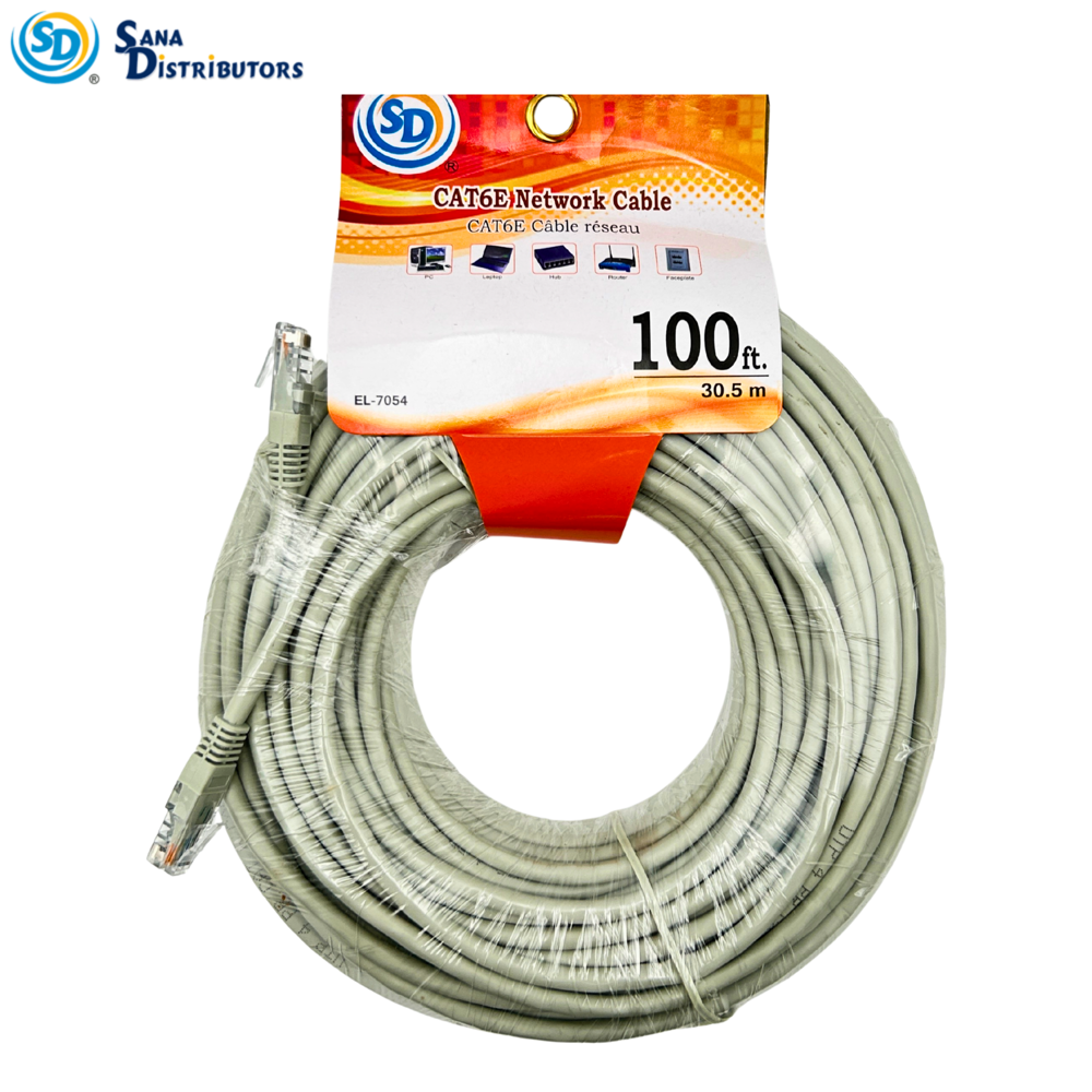 SD CAT6E Network Cable 100ft