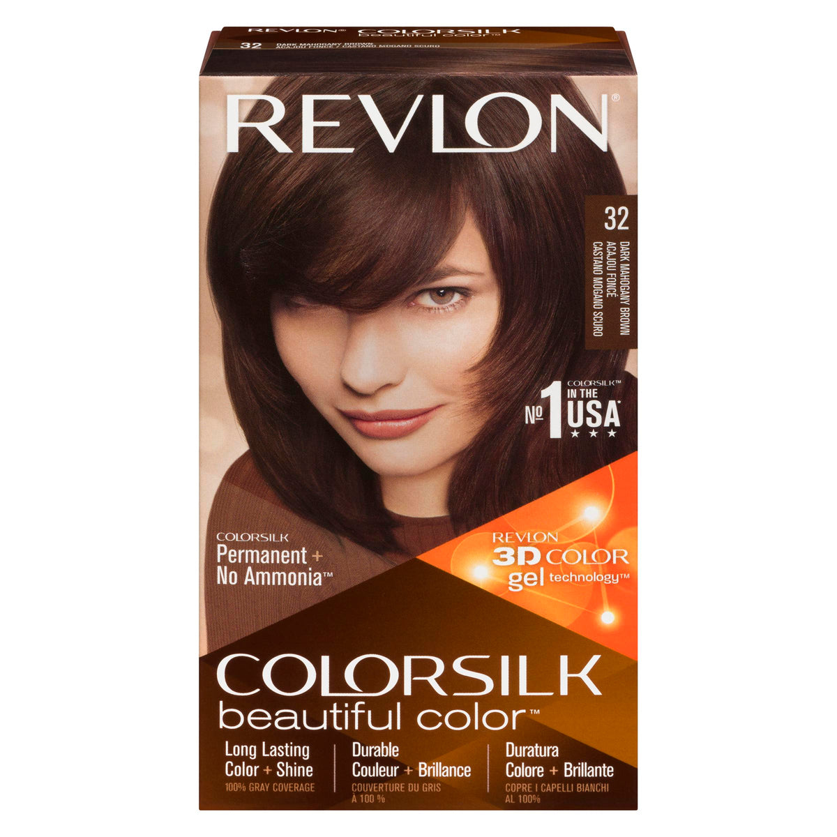 Revlon Colorsilk #32 Mahogany Brown