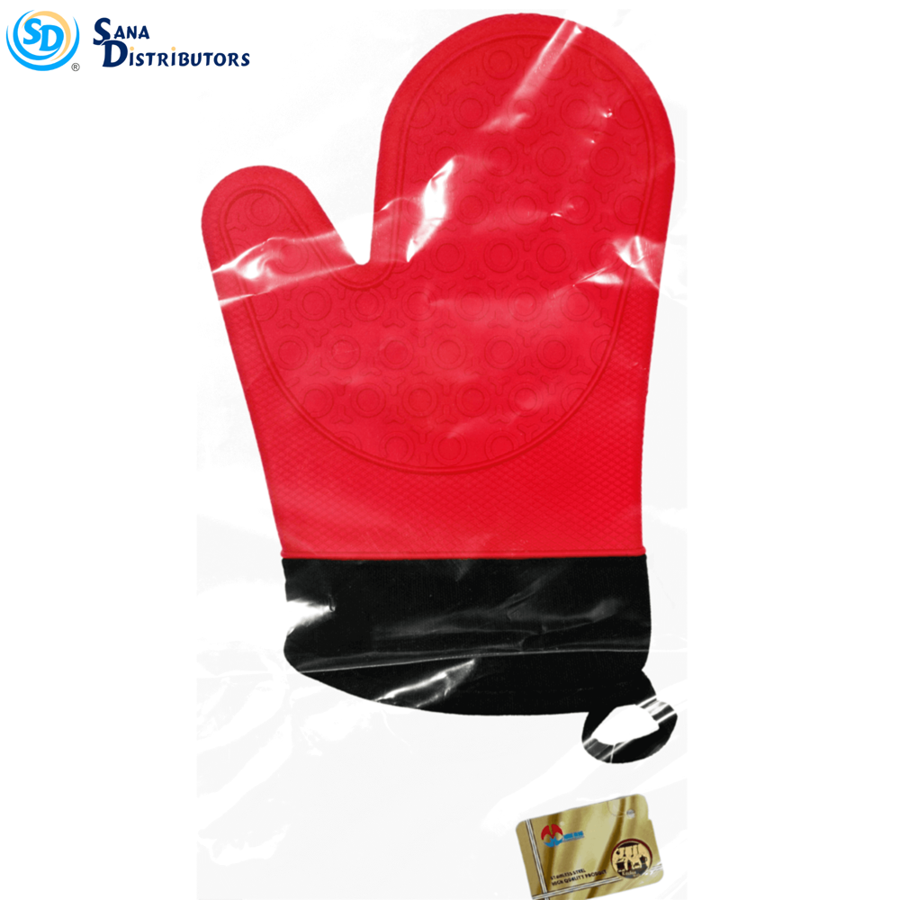 Oven Glove Silicone [11" X 6"] - Assorted Colours