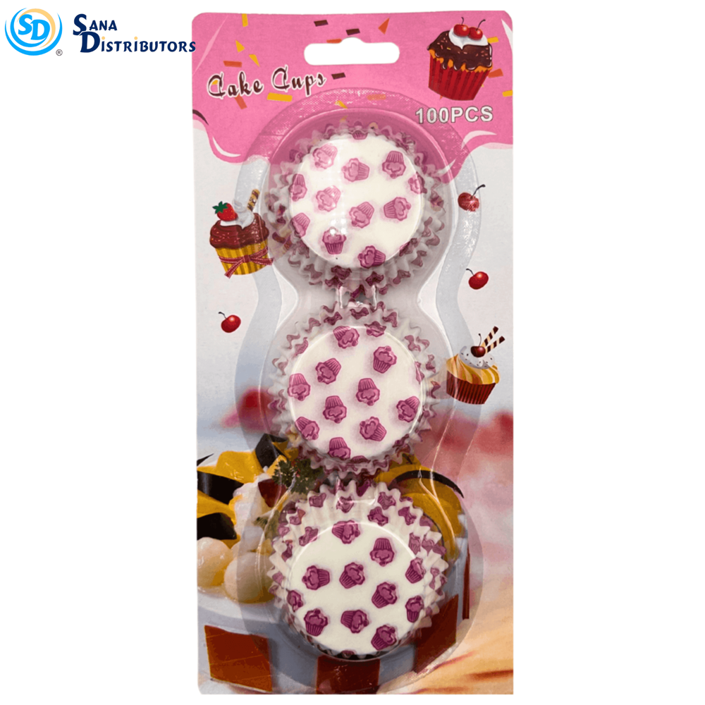 Cupcake Cups 2.36" 100 pcs - Assorted Designs