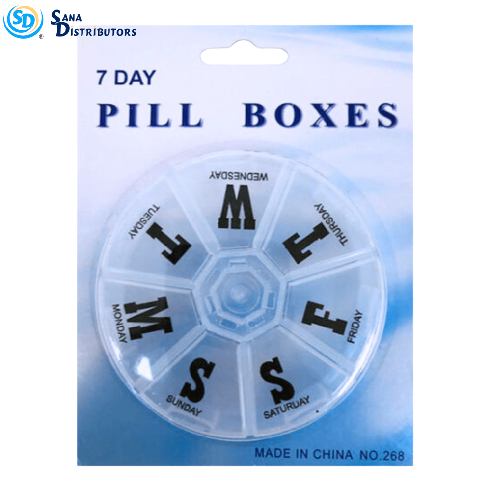 Plastic Pill Box 6"x5" No. 268