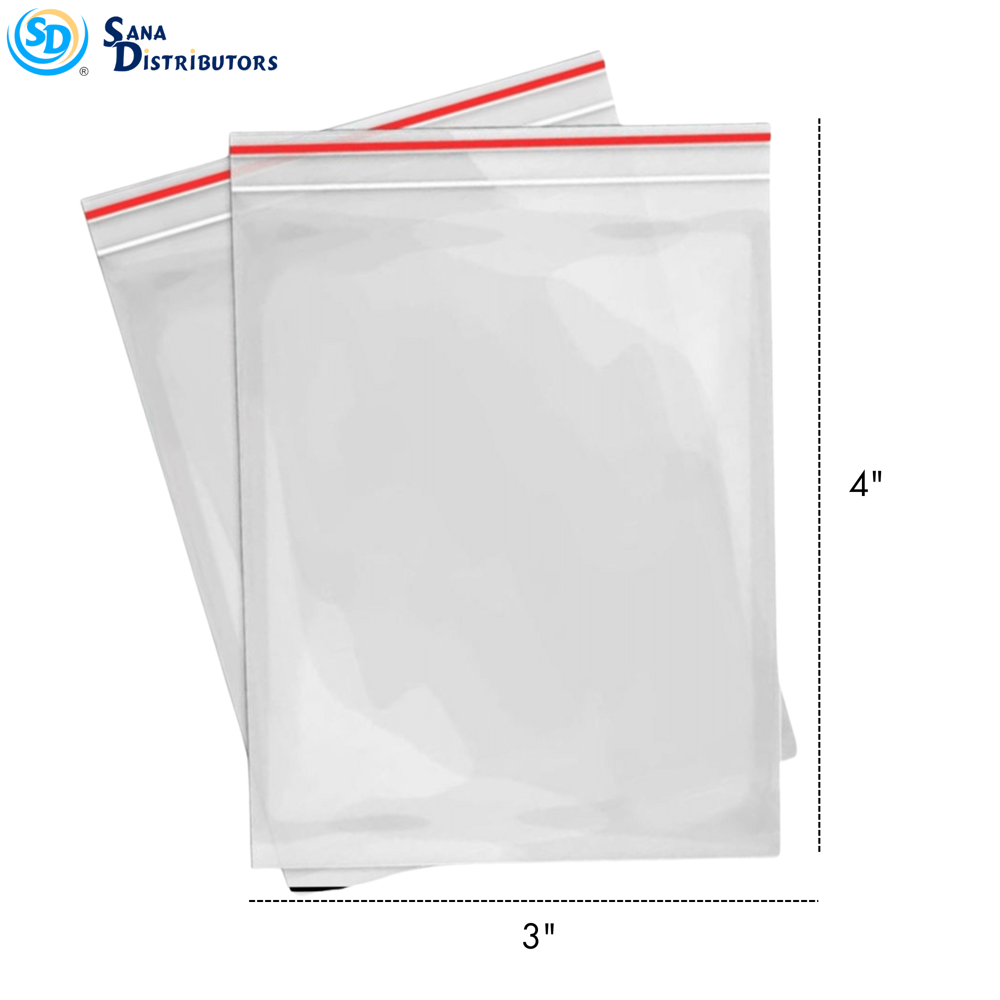 Plastic Bags [4" X 3"] 500 pcs