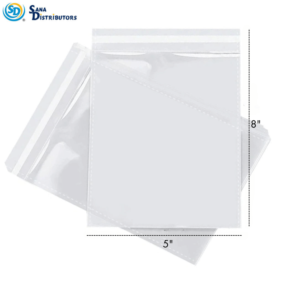SD Clear Packing Bags [8" X 5"] 100 pcs
