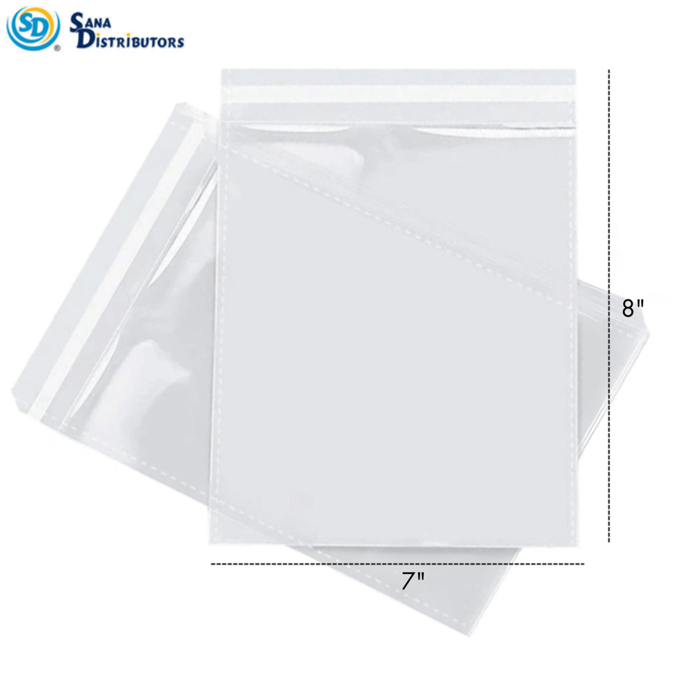 SD Clear Packing Bags [8" X 7"] 100 pcs