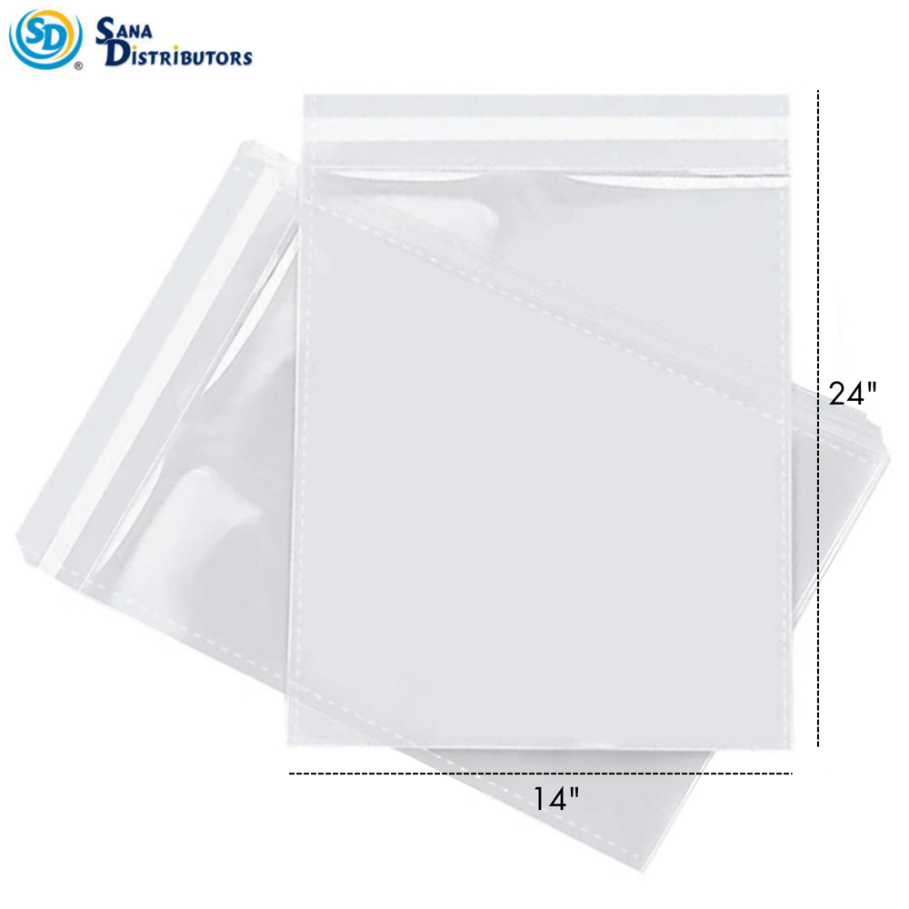 SD Clear Packing Bags [24" X 14"] 100 pcs