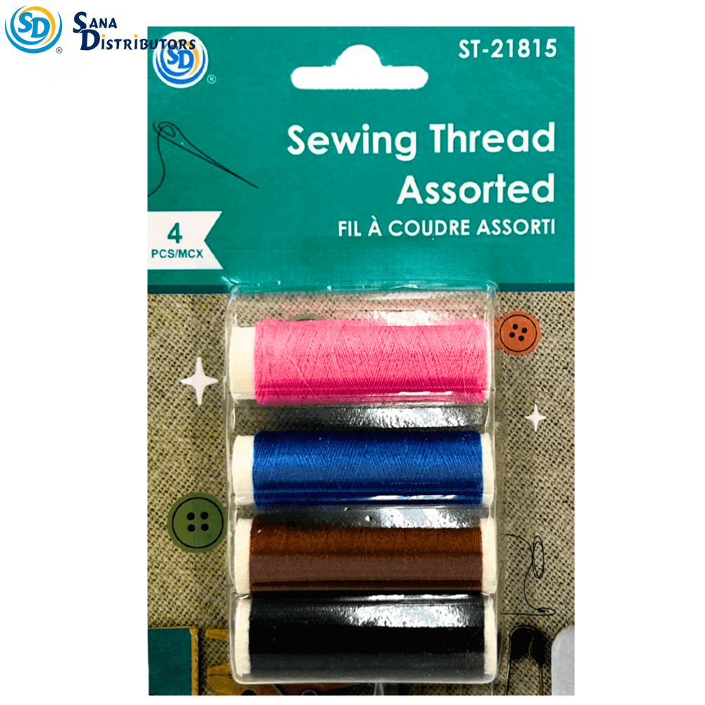 SD Sewing Thread 4 pcs Assort.