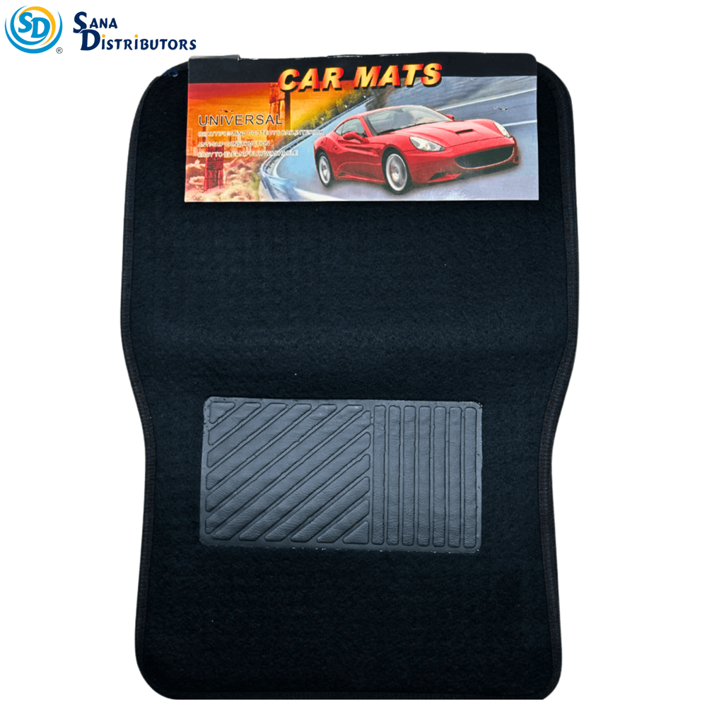 Car Mats 4 pc Set - Assorted Colours