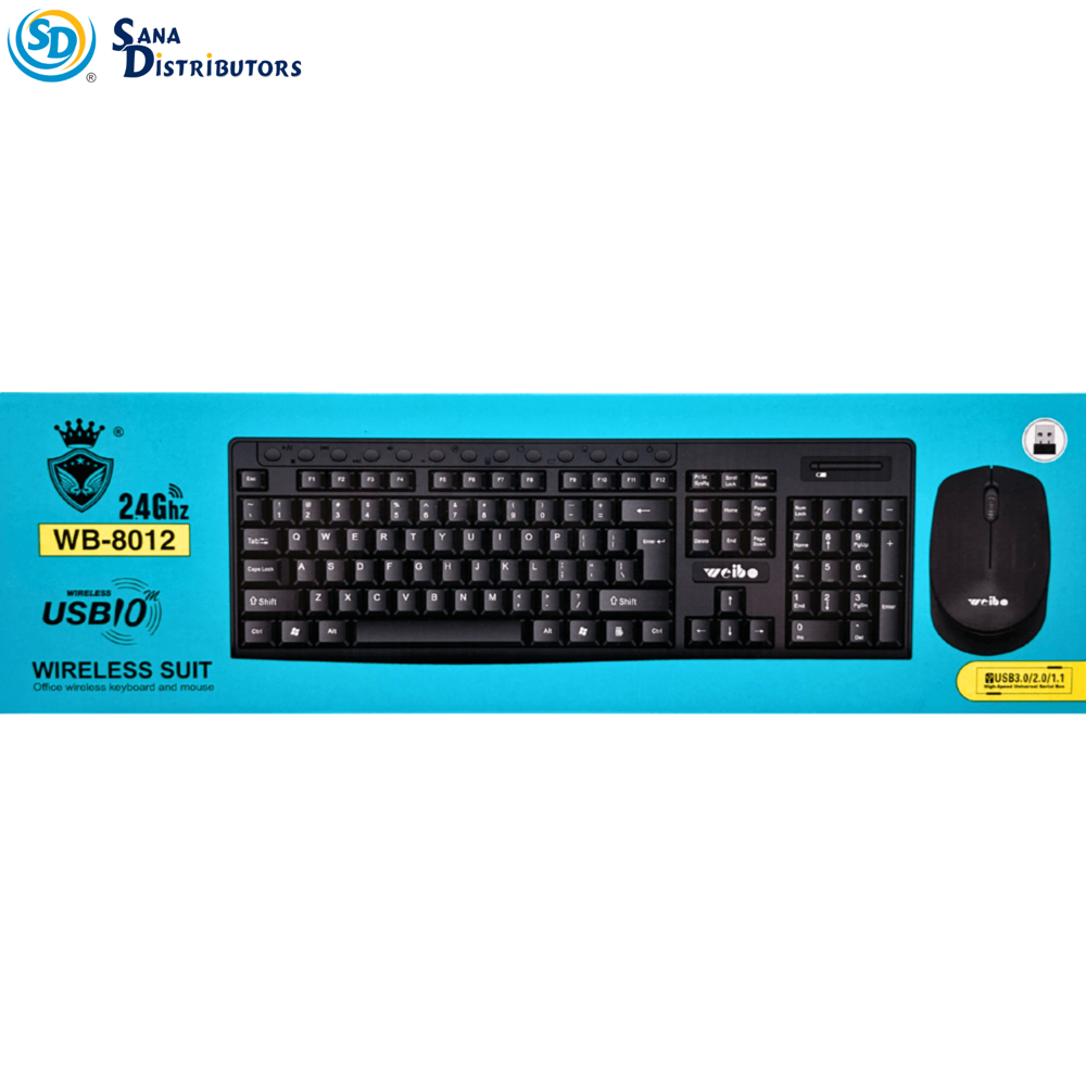 Weibo Wireless Keyboard & Mouse WB-8012