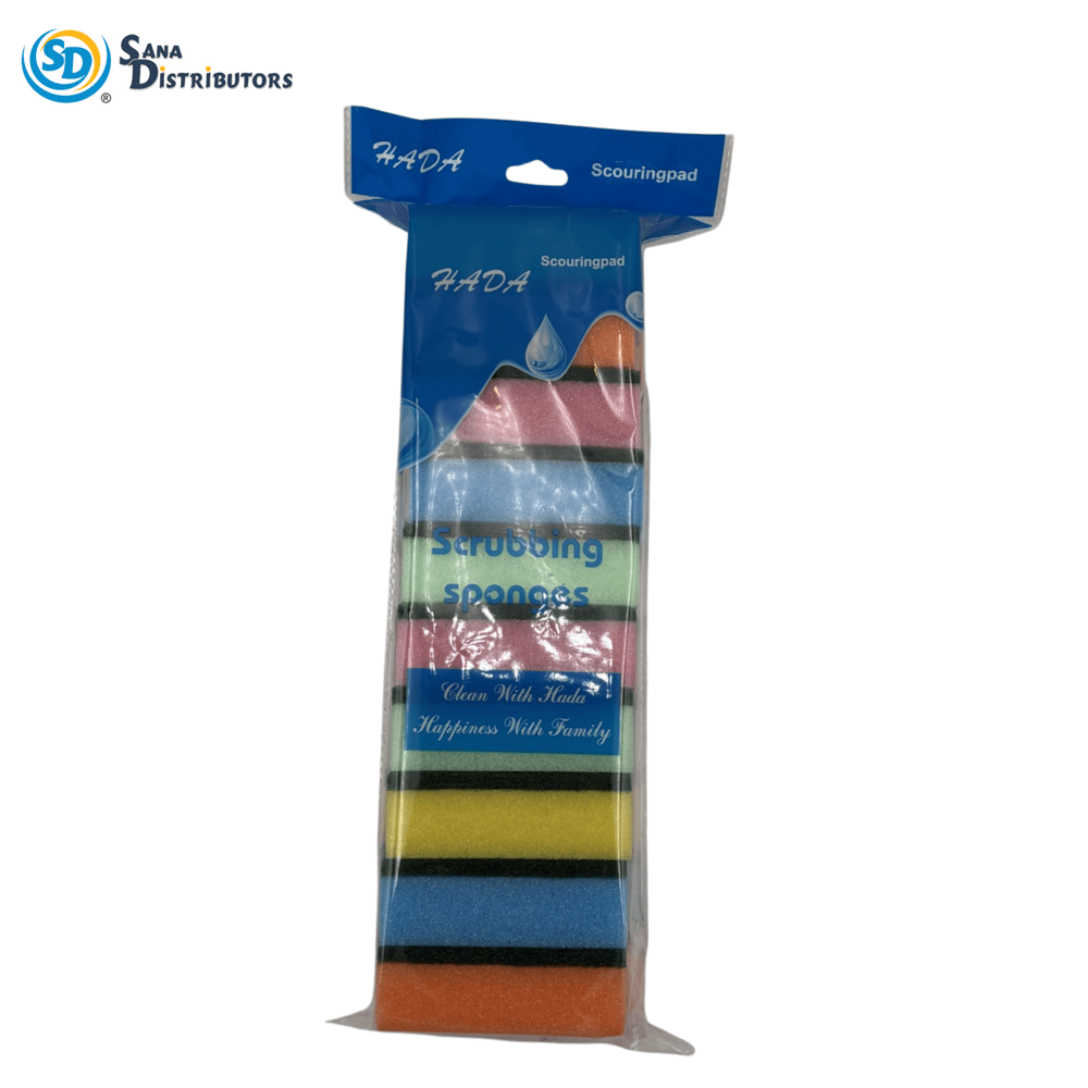 Rainbow Scrubbing Sponges 10 pcs