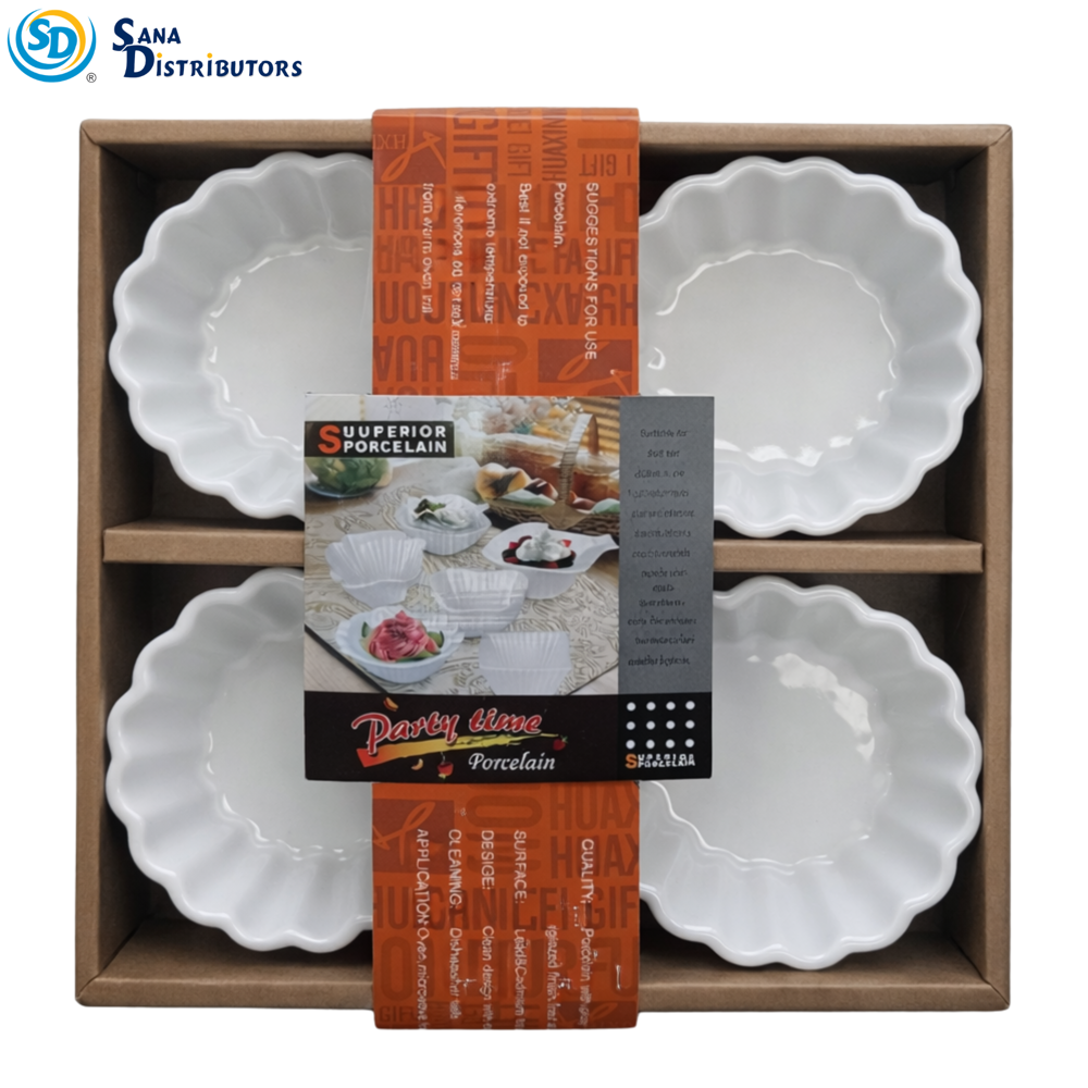 Porcelain Bowl Set of 4 (round) 8"