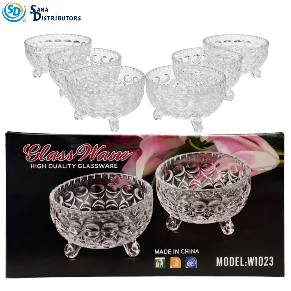 Glass Bowl Set 6 pcs