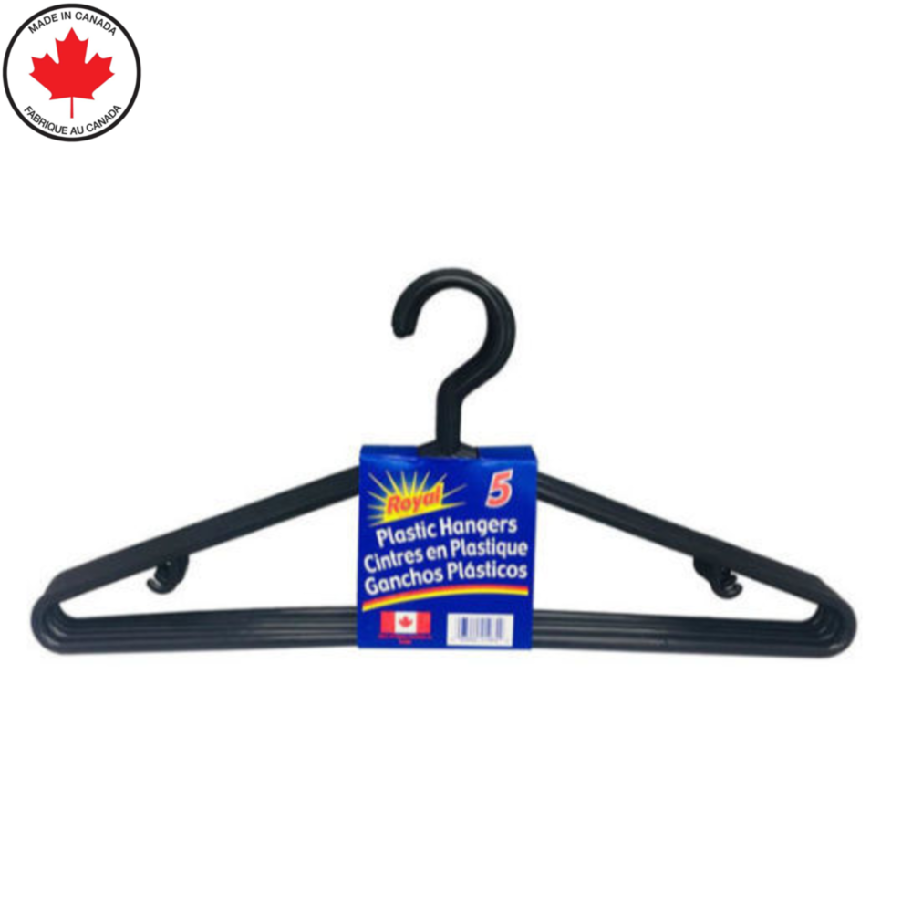 Royal Plastic Hangers 5 pcs