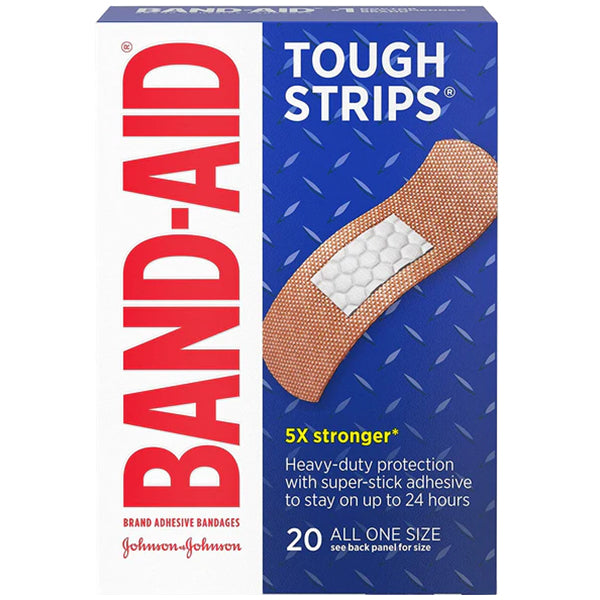 Band Aid Tough Strip 20-Pack