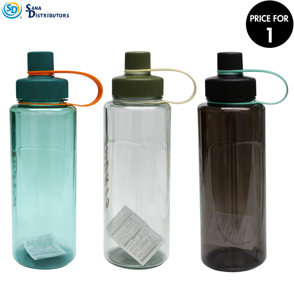 Plastic Water Bottle 2000 mL 13" Assorted Colours