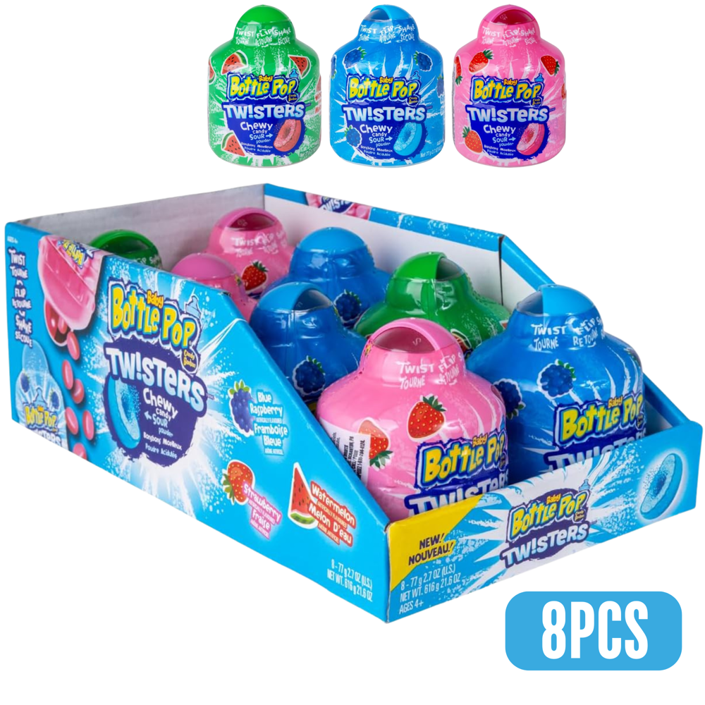Baby Bottle Pop Twisters - Gummy Candy 77 g 8 pcs