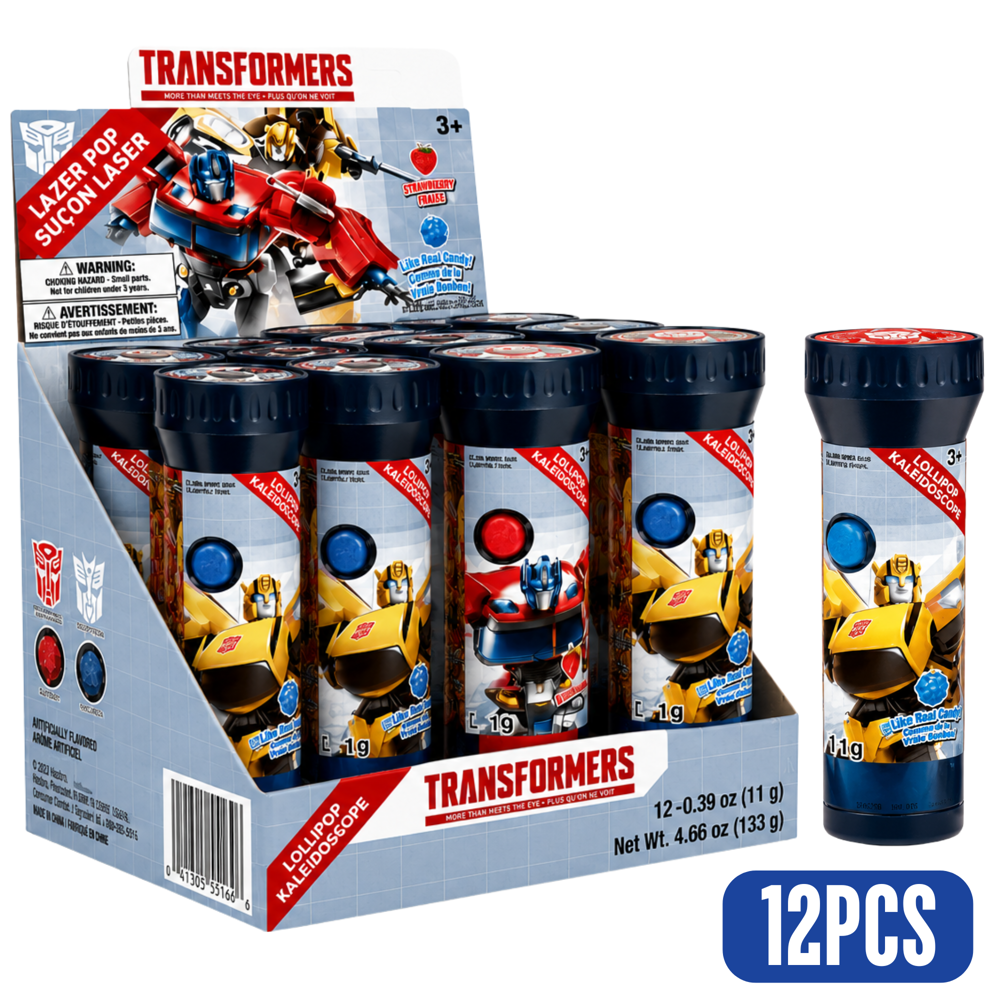 Transformers Laser Lollipop 11 g 12 pcs